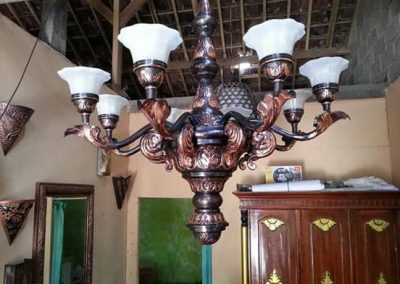 Lampu Robyong Tembaga 1 Tingkat