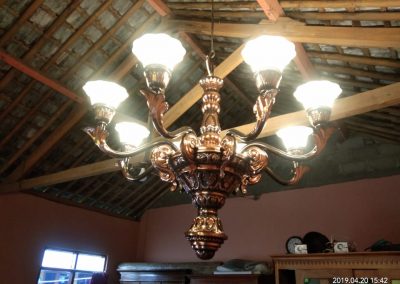 Lampu Robyong Tembaga 1 Tingkat