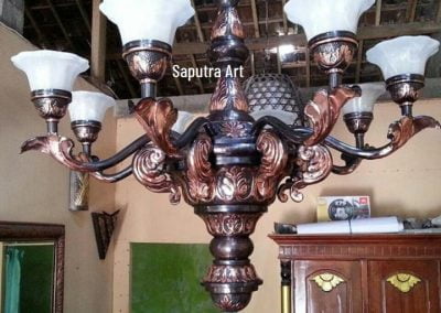 Lampu Robyong Tembaga 1 Tingkat