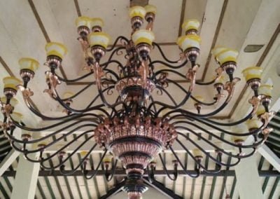 Lampu Robyong Tembaga 3 Tingkat