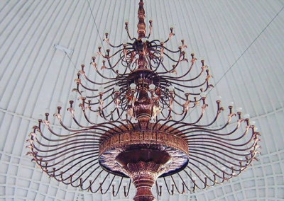 Lampu Robyong Tembaga 3 Tingkat