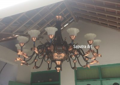 Lampu Robyong Tembaga 1Tingkat