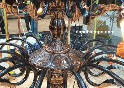 Lampu Robyong Tembaga 3 Tingkat