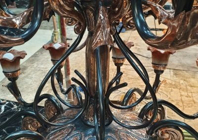 Lampu Robyong Tembaga 2 Tingkat