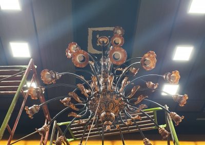 Lampu Robyong Tembaga 3 Tingkat