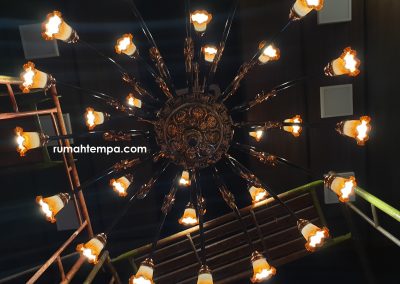 Lampu Robyong Tembaga 3 Tingkat