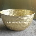 kerajinan bowl kuningan