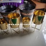 vas bunga kuningan