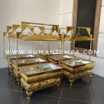 chafing dish kuningan kotak