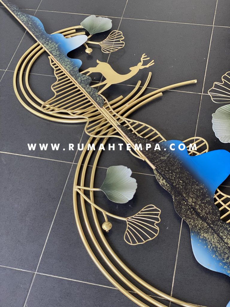 hiasan dinding kuningan tembaga
