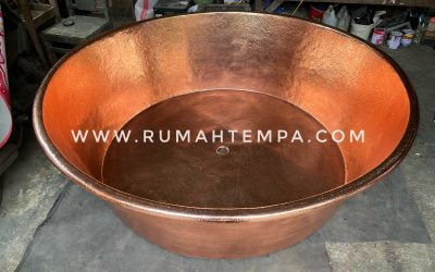Bathtub Tembaga Bulat