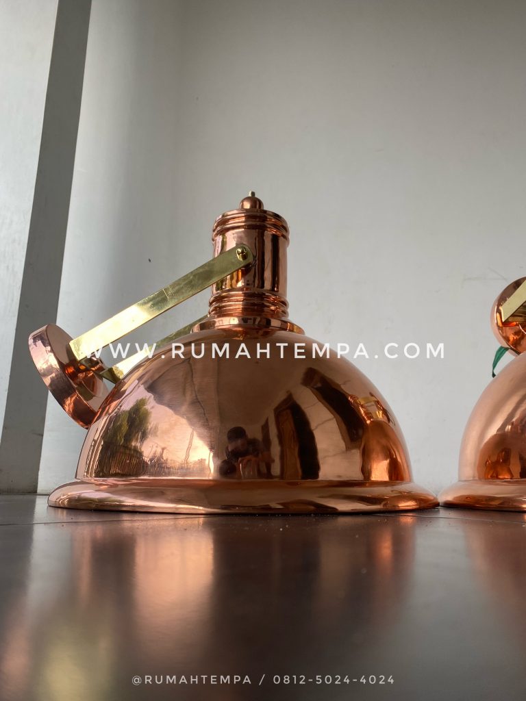 lampu gantung tembaga custom