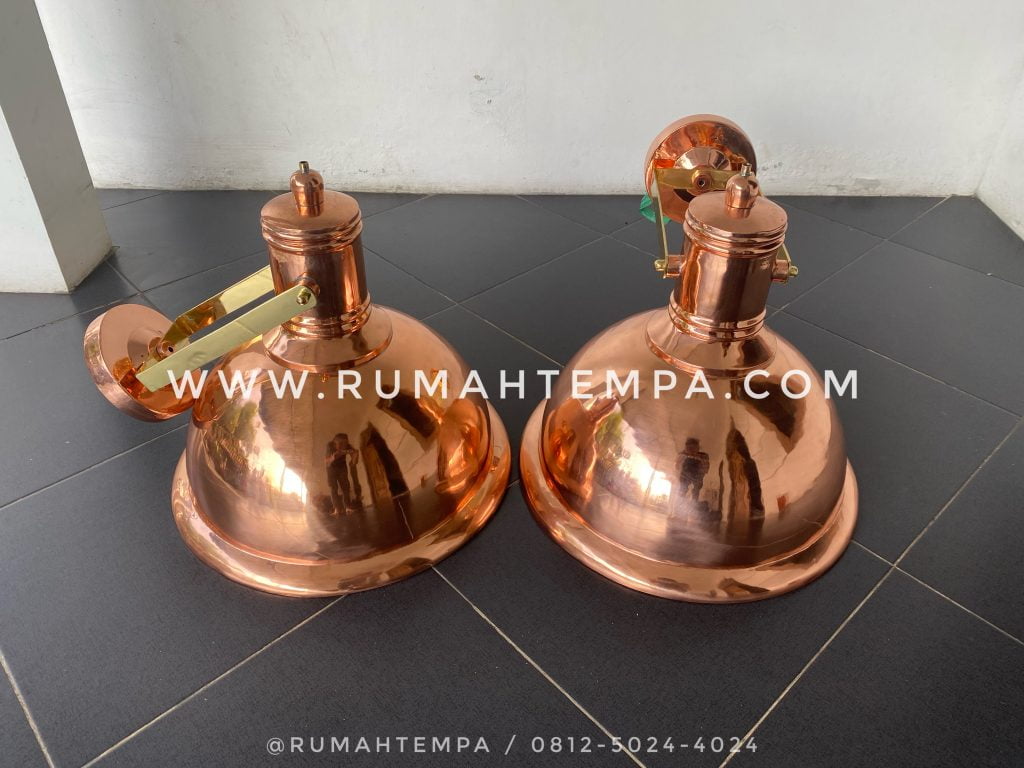 wall lamp tembaga