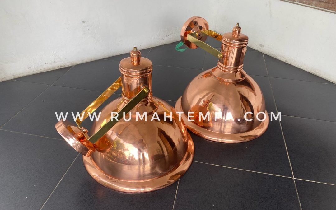 Lampu Dinding Tembaga Minimalis