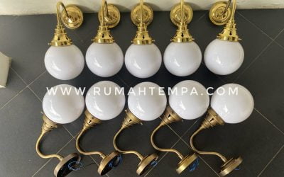 Lampu Dinding Kuningan Minimalis