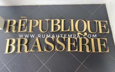 Huruf Timbul Letter Kuningan