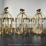 Custom Lampu Gantung Kuningan