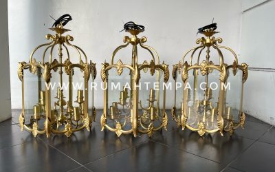Custom Lampu Gantung Kuningan