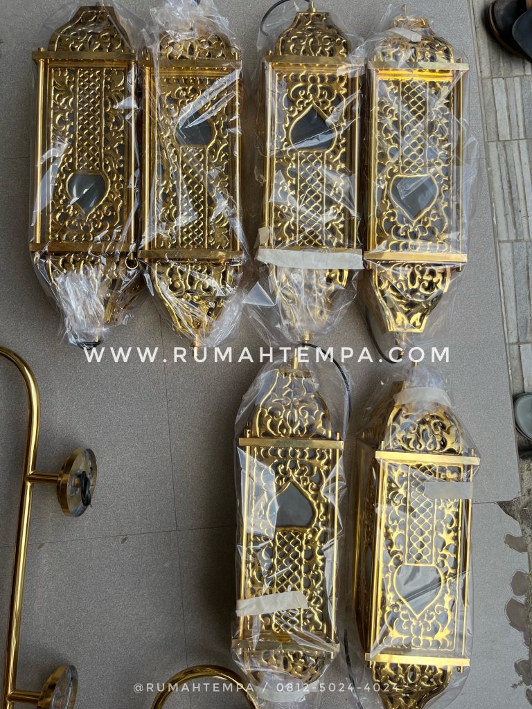 lampu dinding kuningan custom