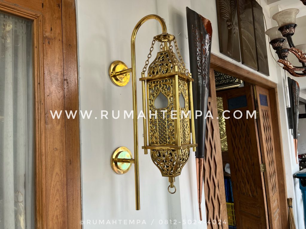 lampu dinding kuningan custom