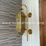 Lampu dinding masjid kuningan custom