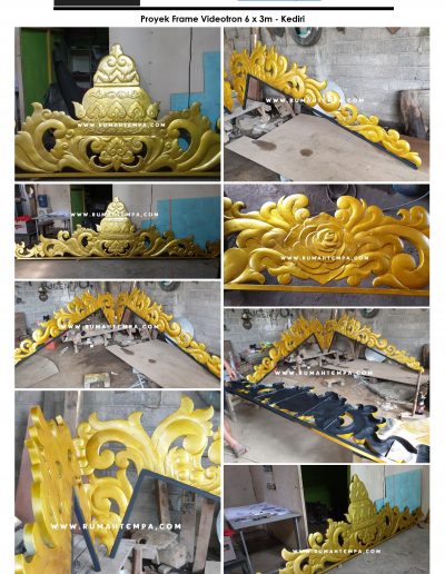 Proyek Frame Videotron 6 x 3m - Kediri