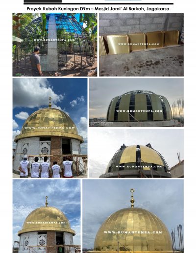 Proyek Kubah Kuningan D9m