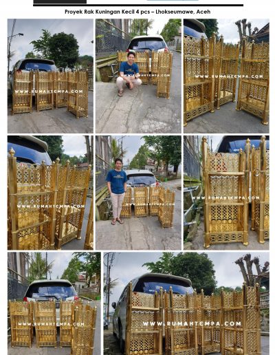 Proyek Rak Kuningan Kecil 4 pcs – Lhokseumawe, Aceh