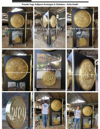 Proyek Tugu Adipura Kuningan Kota Kediri