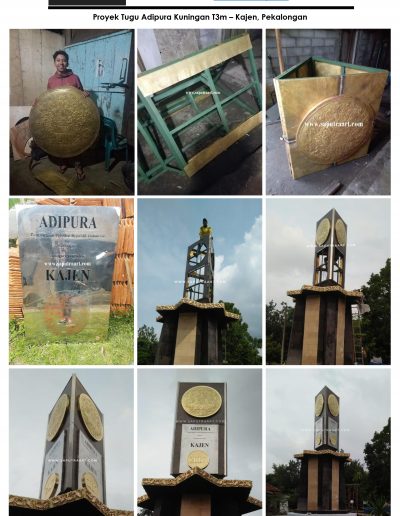 Proyek Tugu Adipura Kuningan T3m Kajen Pekalongan