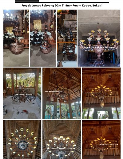 Proyek Lampu Robyong D2m T1.8m - Perum Kodau Bekasi