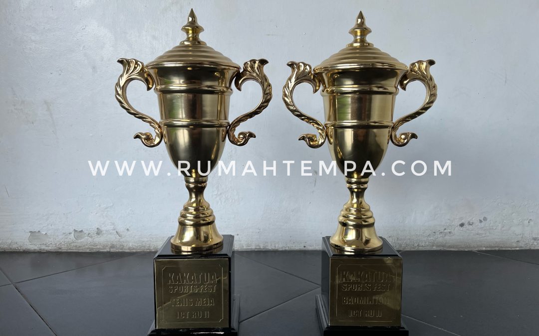 Piala Aluminium Chrome Gold