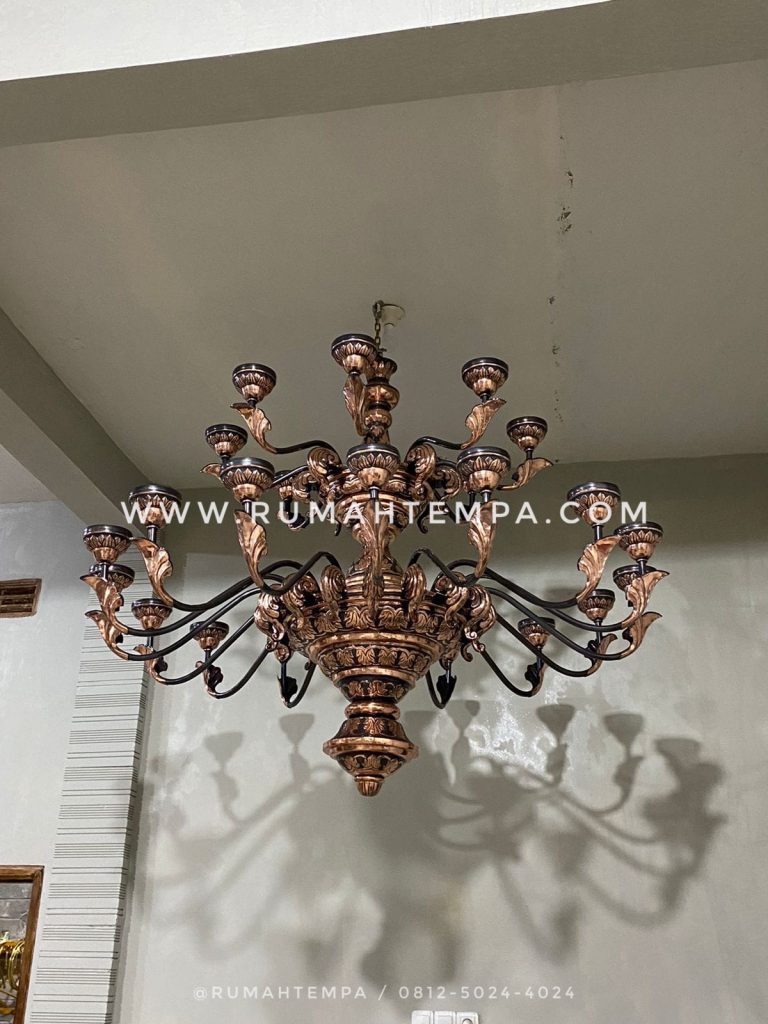 lampu hias joglo tembaga