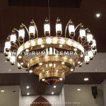 lampu masjid nabawi bertingkat