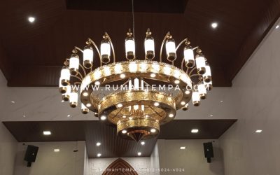 Lampu Masjid Nabawi Bertingkat