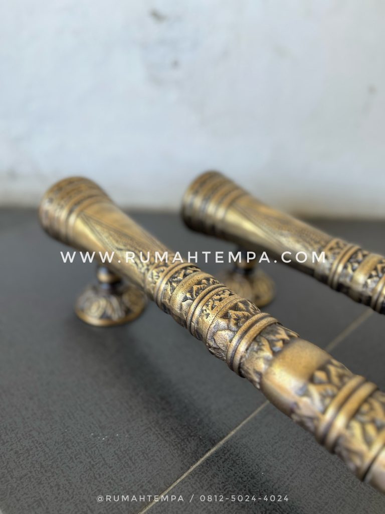 handle pintu kuningan cor