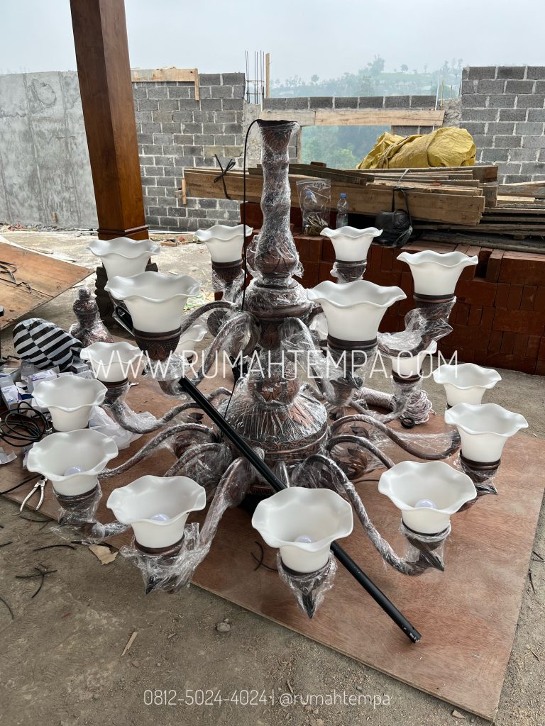 lampu hias joglo tembaga