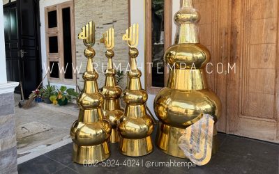 Makara Kubah Bahan Kuningan