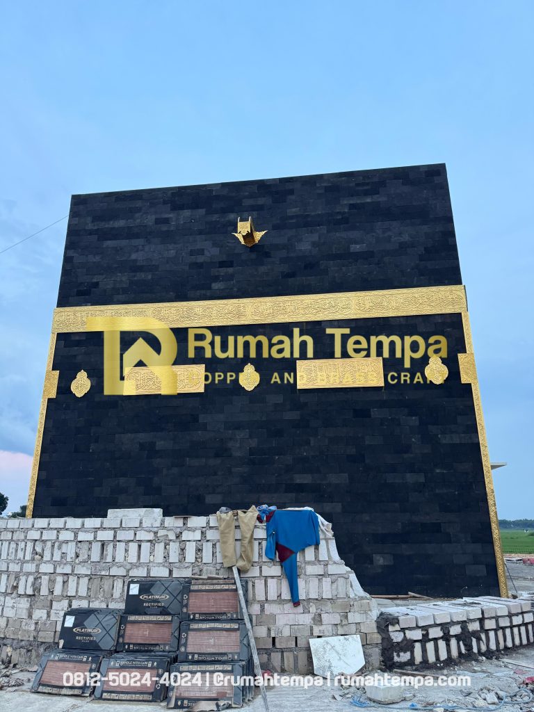 kaligrafi bahan kuningan