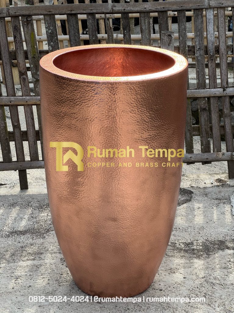 kerajinan gentong tembaga custom