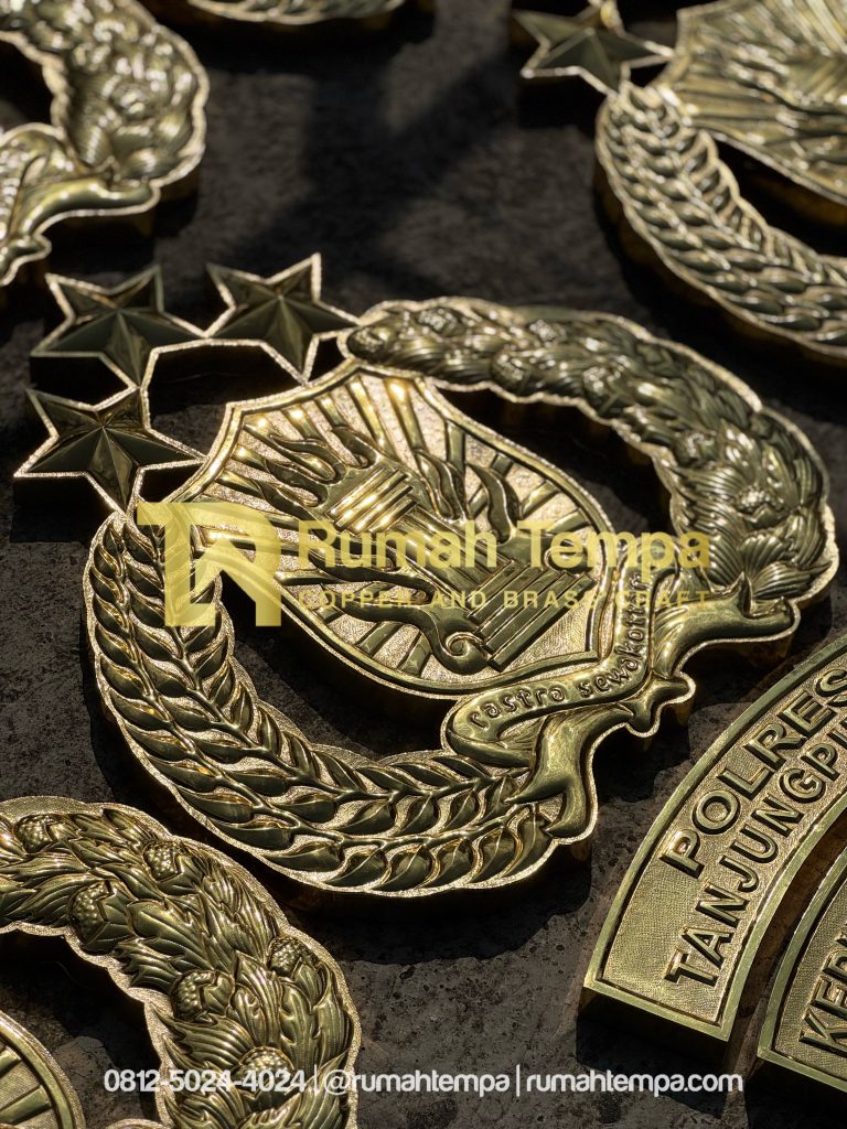 logo tribrata kuningan custom