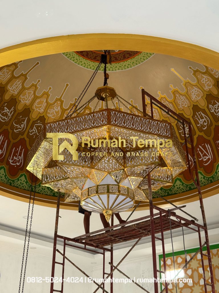 lampu masjid model maroko