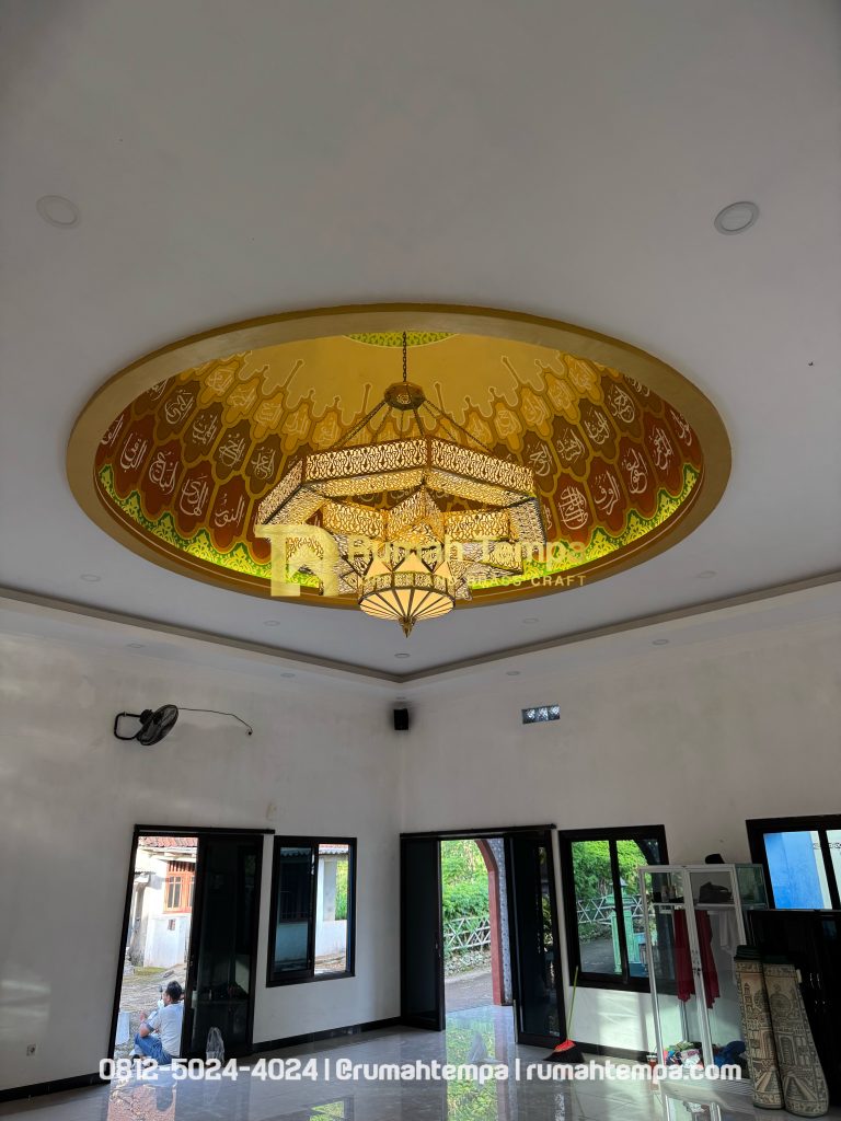 lampu maroko bahan kuningan