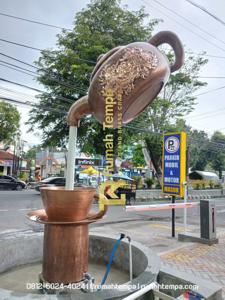 copper water fountain