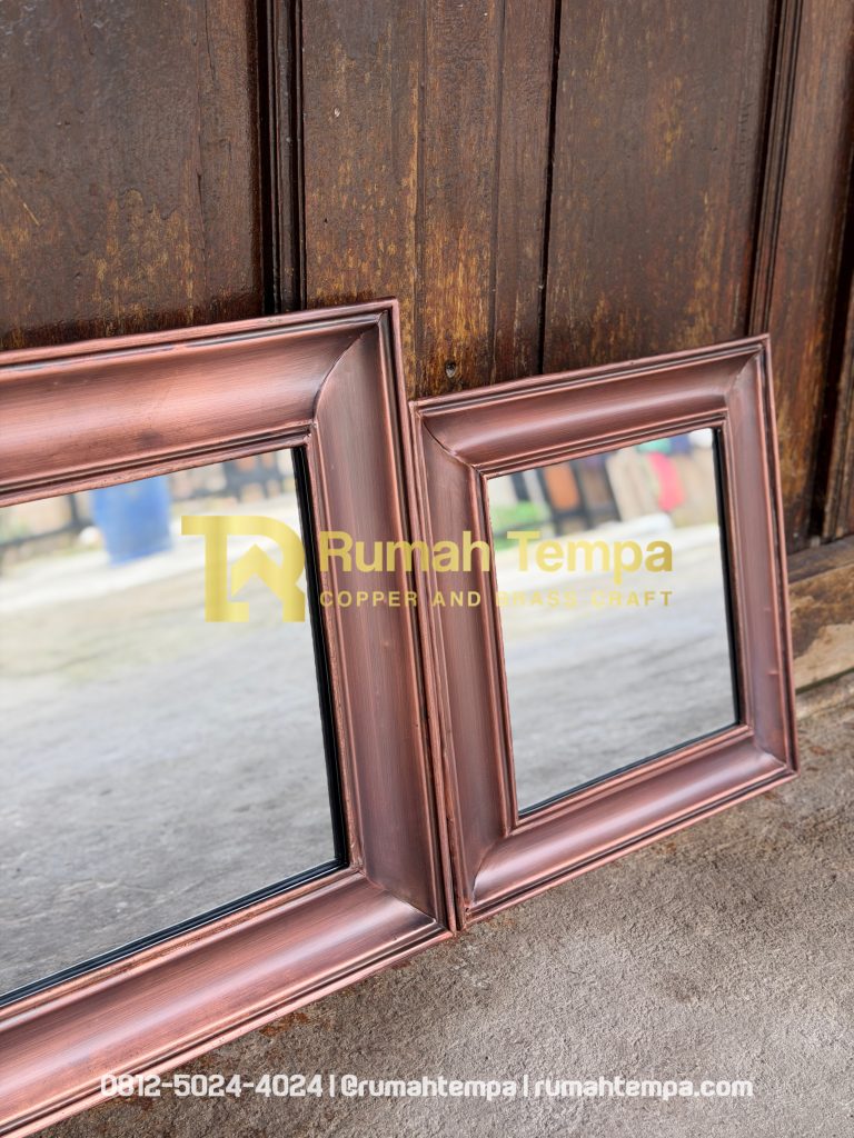 cermin hias tembaga custom