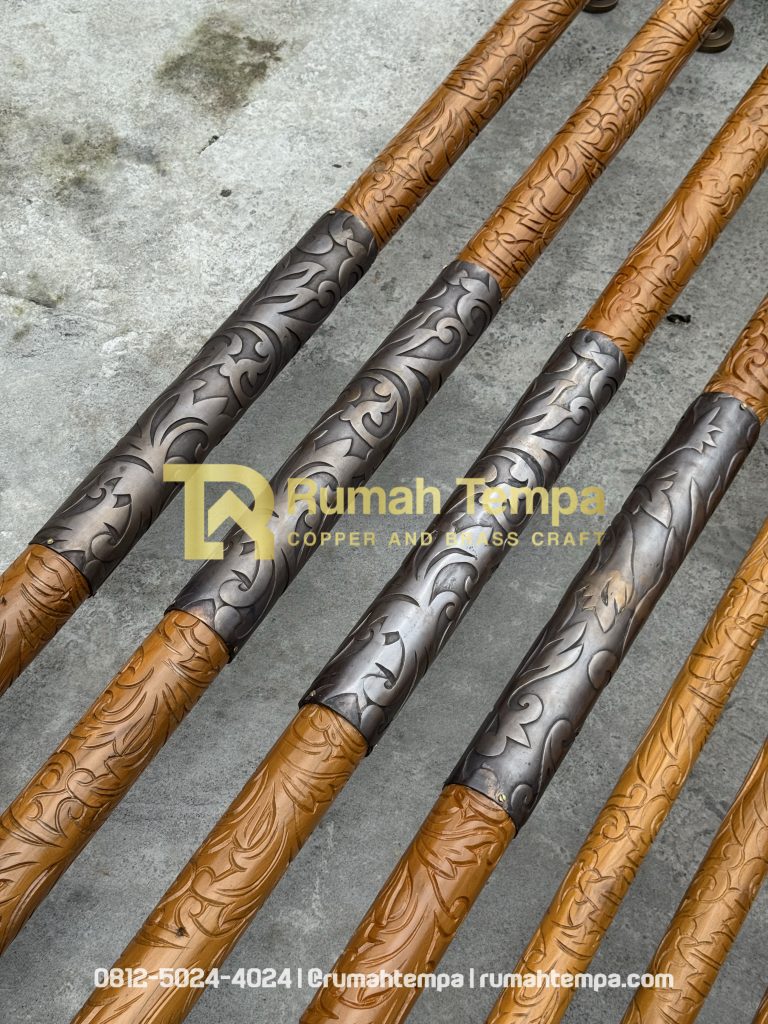 pengrajin handle kayu dan kuningan