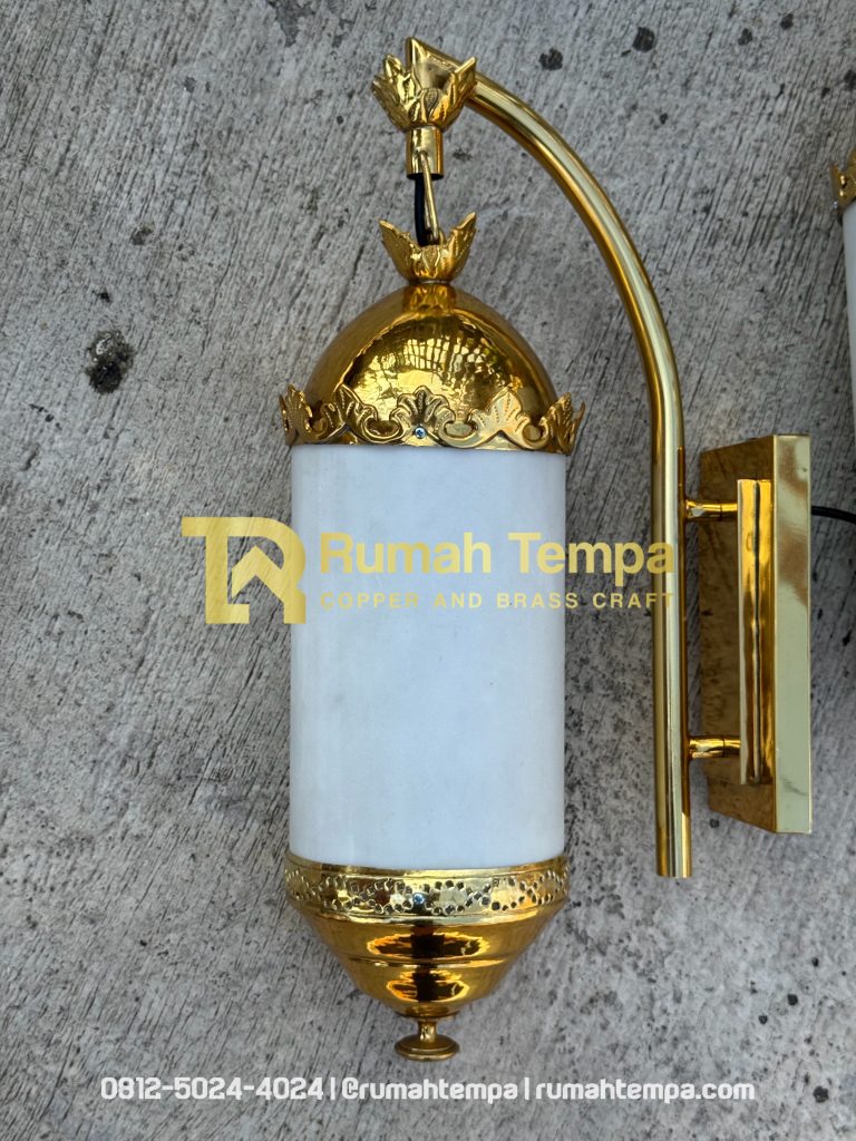 lampu masjid bahan kuningan