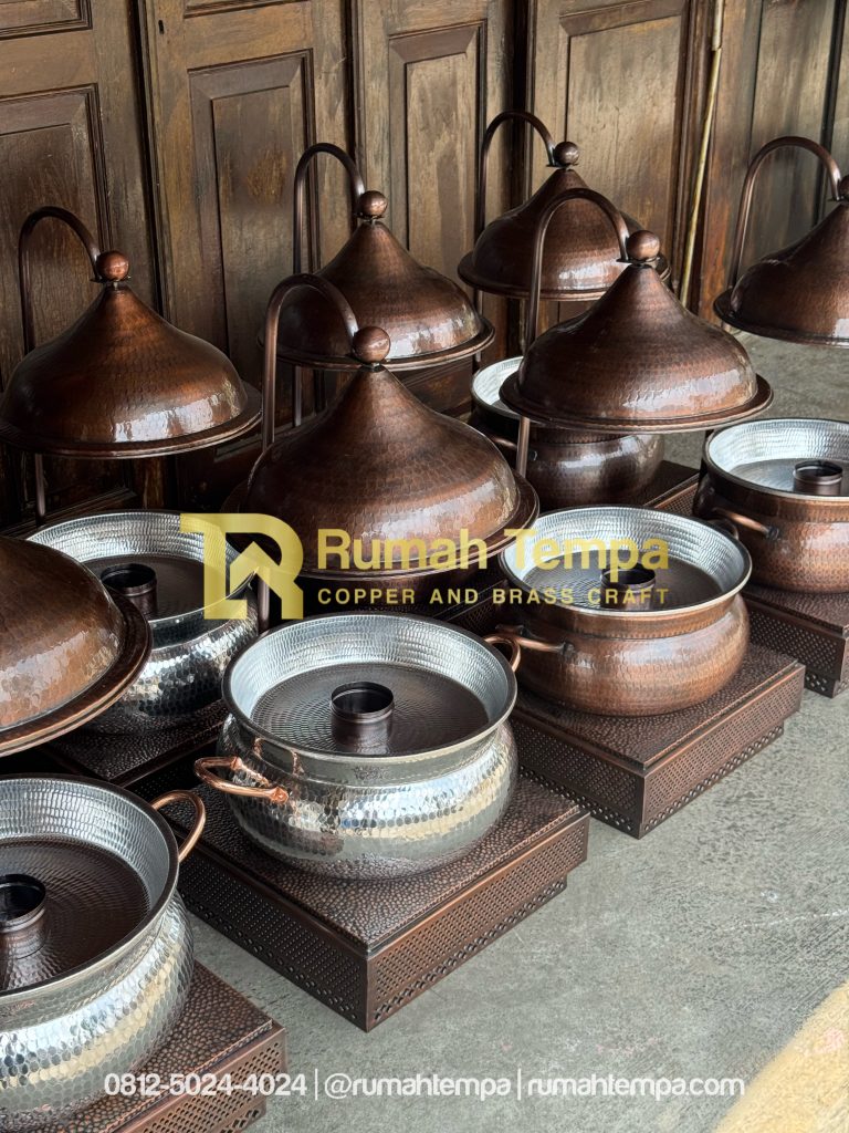kerajinan pemanas makanan tembaga