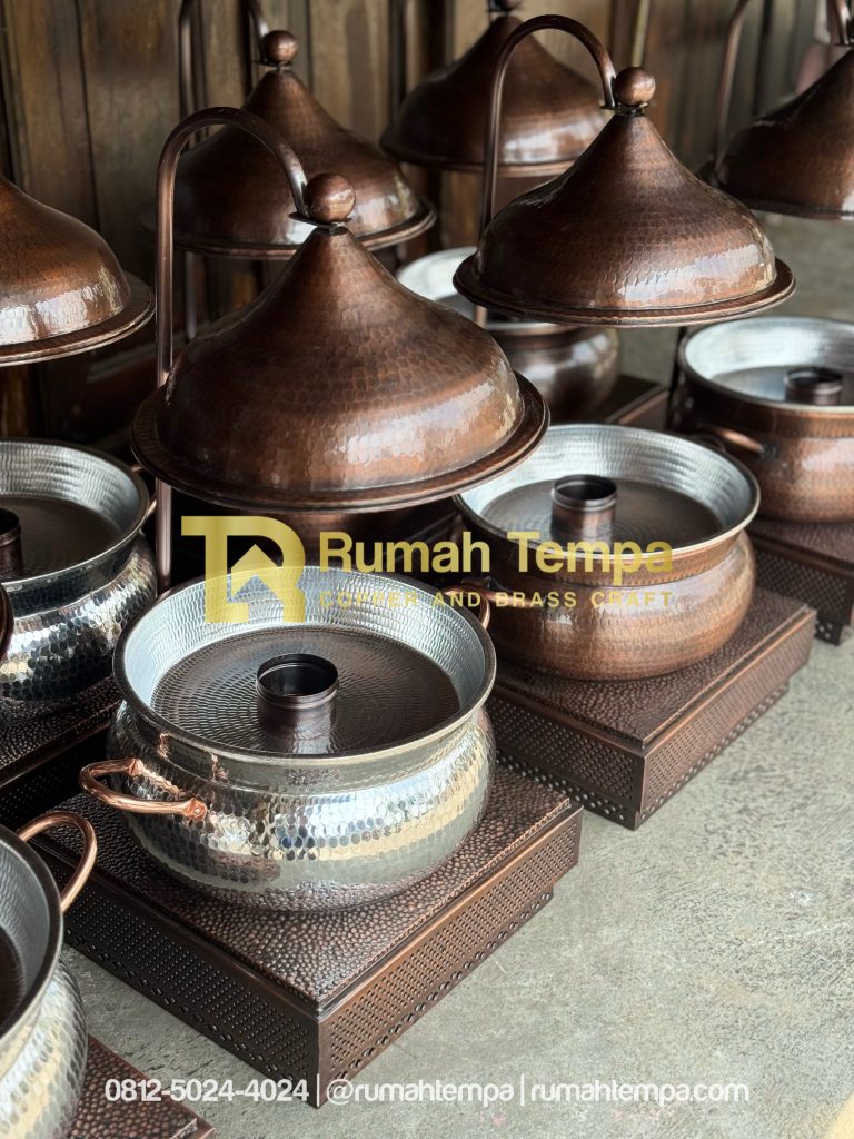 pemanas makanan tembaga