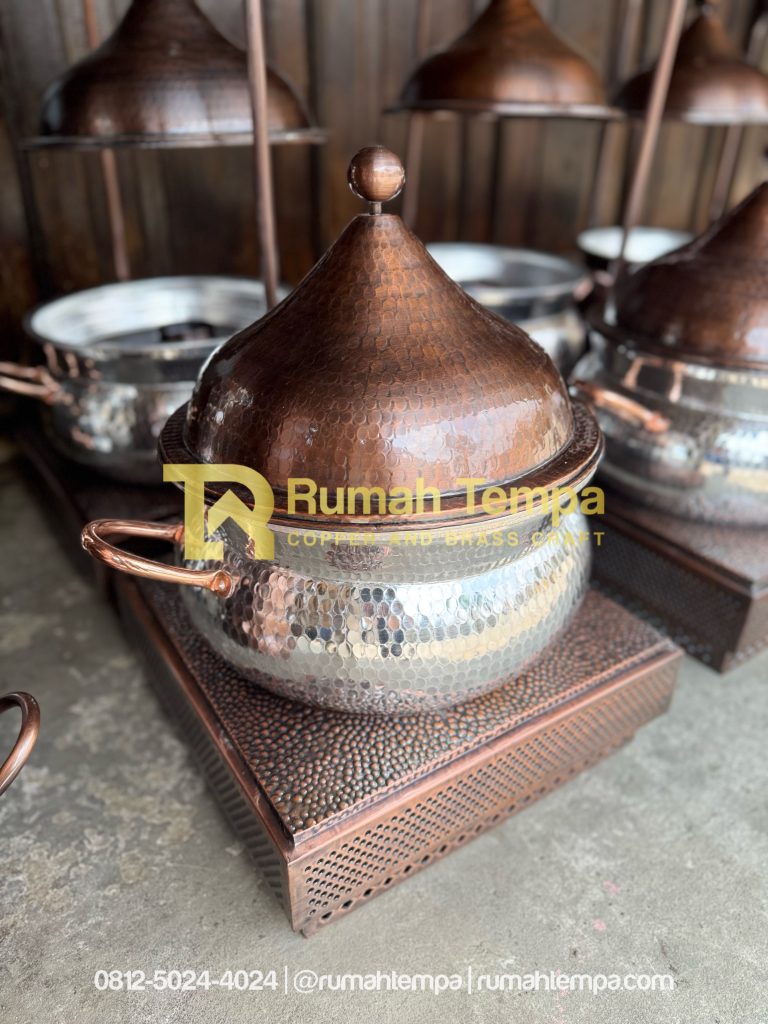 pemanas makanan tembaga aluminium